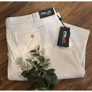NWT RLX Ralph Lauren Mens Spyglass Khaki Golf Pants 42x32 New Beige